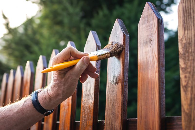 Local Commercial Fence Painting pros at work